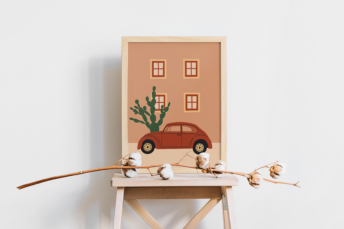 Feminine Summer Illustrations Set, a Person Illustration by Katerina Osa (Photo 5 of 9)