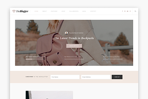 The Blogger - WordPress Fashion Blog