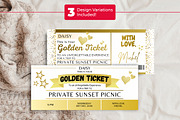Editable Golden Ticket Canva Design, an Invitation Template by Snapybiz (Thumbnail 8 of 10)