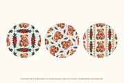 Vintage Christmas Bear Patterns, a Pattern Graphic by Euonia Meraki (Thumbnail 3 of 9)