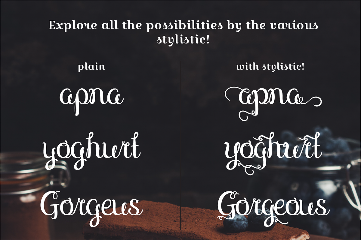 Sugar Frosting Font Trio preview 6
