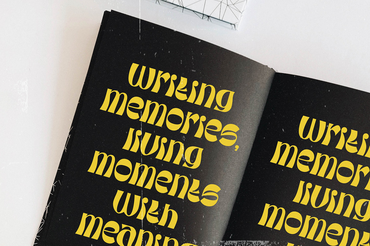 Bright Screen Retro Display Font, a Sans Serif Font by timelesstype.co (Photo 4 of 15)