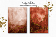 Earthy Watercolor with Gold Veins, a Texture Graphic by Marmoris.Arts (Thumbnail 13 of 13)