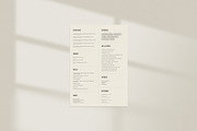 COS I Resume - CV - Letter, a Resume Template by Studio Brand (Thumbnail 5 of 5)