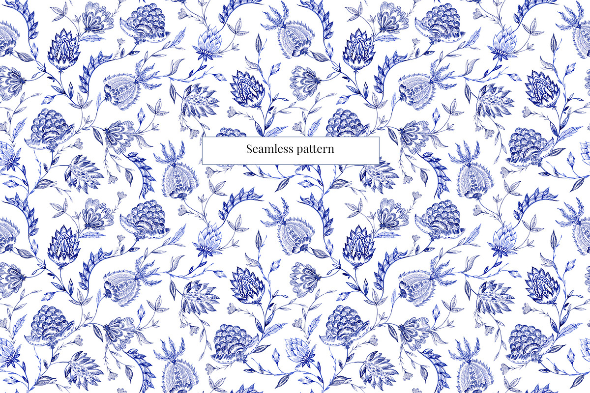 LUXURY BATIK, Watercolor set!, a Pattern Graphic by HannaStudio (Photo 9 of 10)