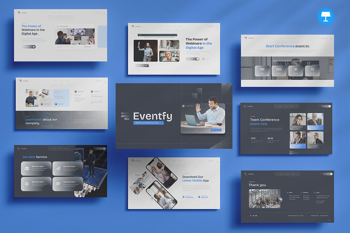 Webinar and Meeting Keynote, a Presentation Template by Pixslides (Photo 1 of 7)