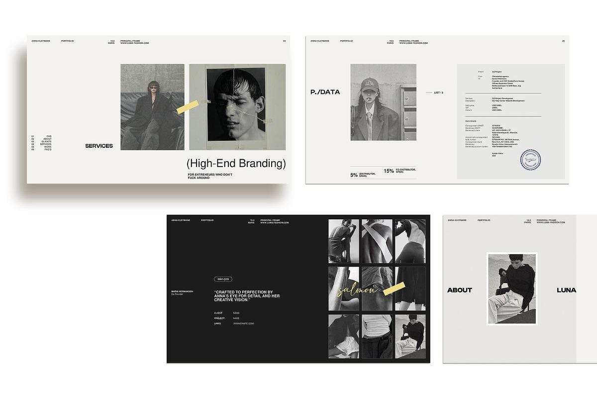 Brand Portfolio Template, a Presentation Template by Studio Elevate (Photo 4 of 12)