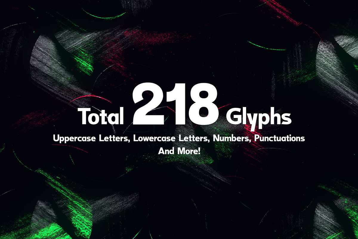 Qronik Geometric Display Font preview 2