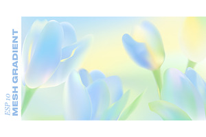 Gentle spring background features, an Object Illustration by Zimages