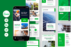 Solar Energy Instagram Templates