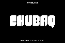Chubaq - Handcrafted Display Font
