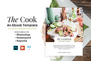 The Cook: E-Book Template, a Magazine Template by SheMadeStudio (Thumbnail 1 of 5)