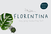 FLORENTINA, a Font by namistudio (Thumbnail 1 of 9)