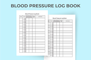 KDP Interior Blood Pressure Notebook