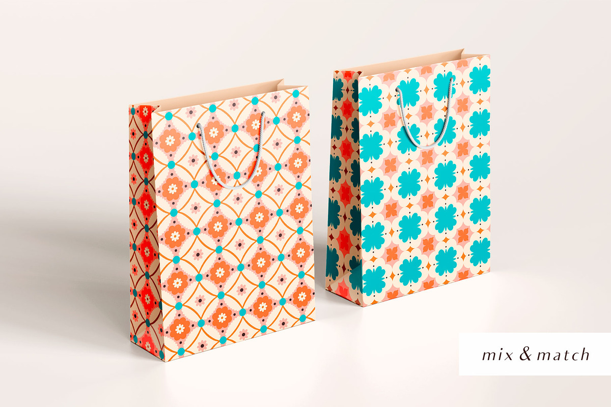 Floral Tiles - Patterns and Tiles, a Pattern Graphic by iliveinoctober (Photo 6 of 8)