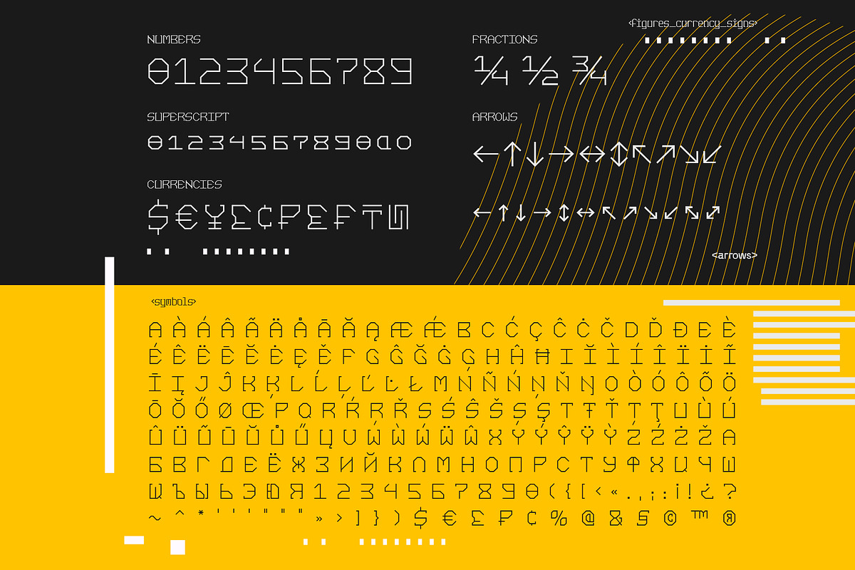 SK Skrynka — Tech Geometric Font, a Slab Serif Font by Shriftovik Type Foundry (Photo 7 of 7)