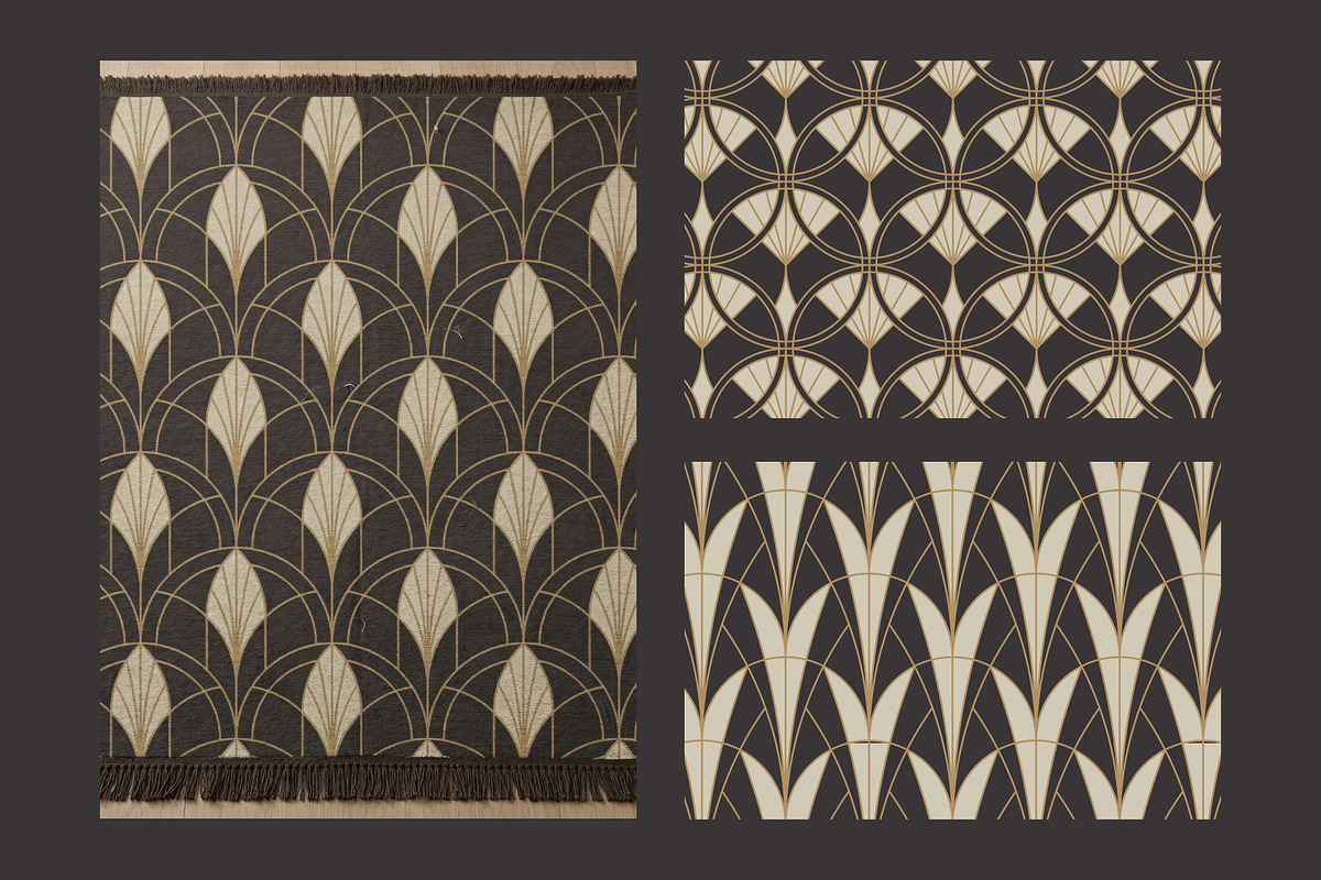 Neo Deco Seamless Pattern, a Pattern Graphic by Firowerk (Photo 4 of 8)