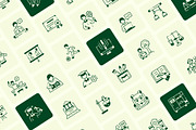 200 Education and science icons, an Outline Icon by Vectors Market (Thumbnail 6 of 8)