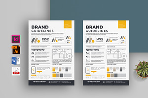 Brand Guidelines Template, a Flyer Template by obayes