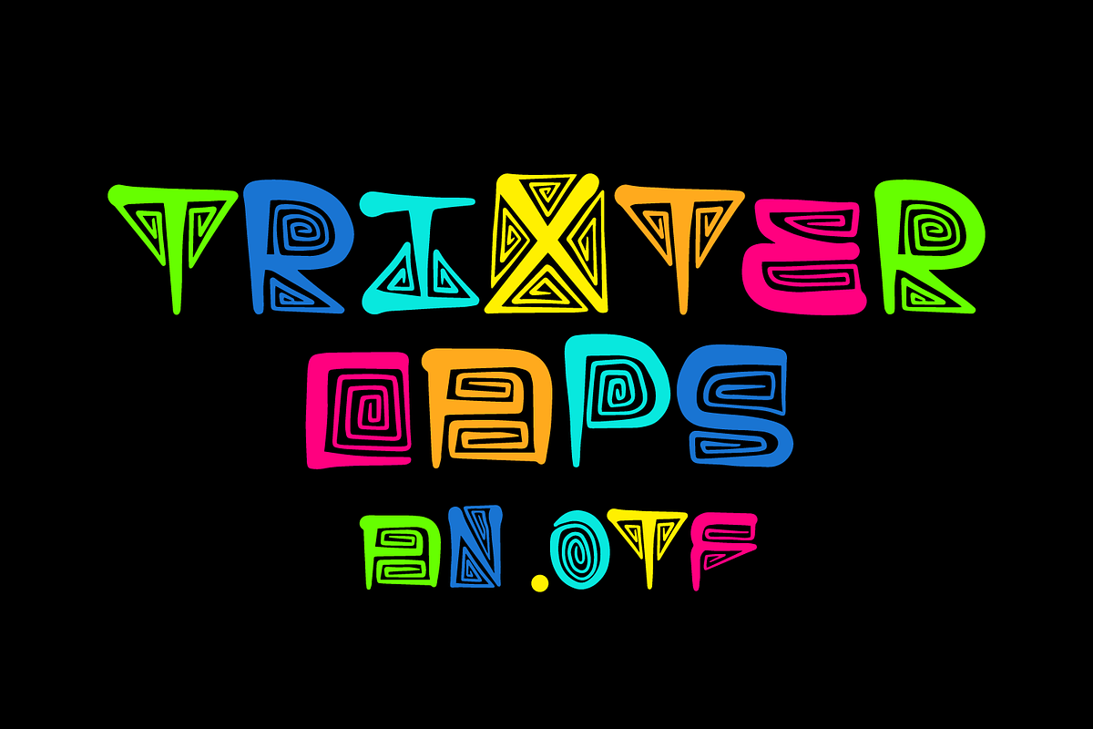 TRIXTER CAPS, a Handwritten Font by Beau Hopps Design (Photo 3 of 5)