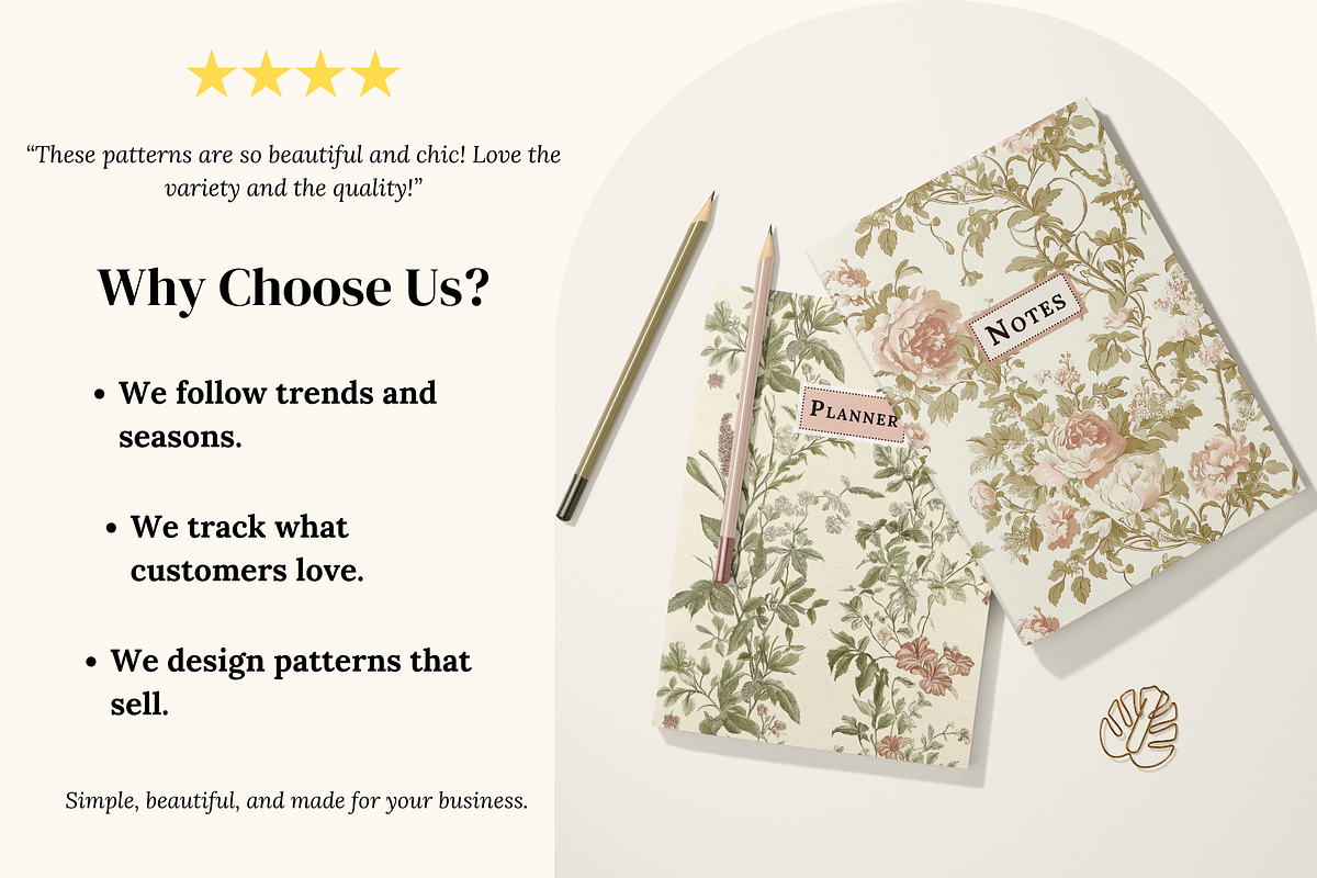 Antique Botanical Patterns & Prints, a Pattern Graphic by Ninterints (Photo 6 of 13)