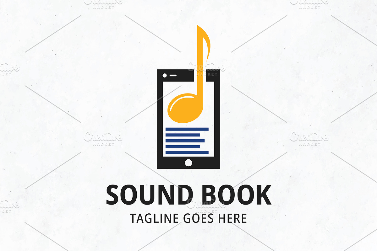 Sound Book - Audiobook Logo, a Branding & Logo Template by Creattlle (Photo 1 of 3)