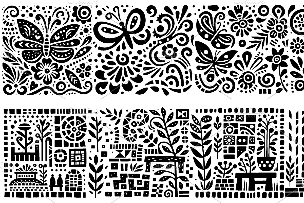 Vintage Gardening Folk Art, a Decorative Illustration by devastd (Photo 6 of 28)