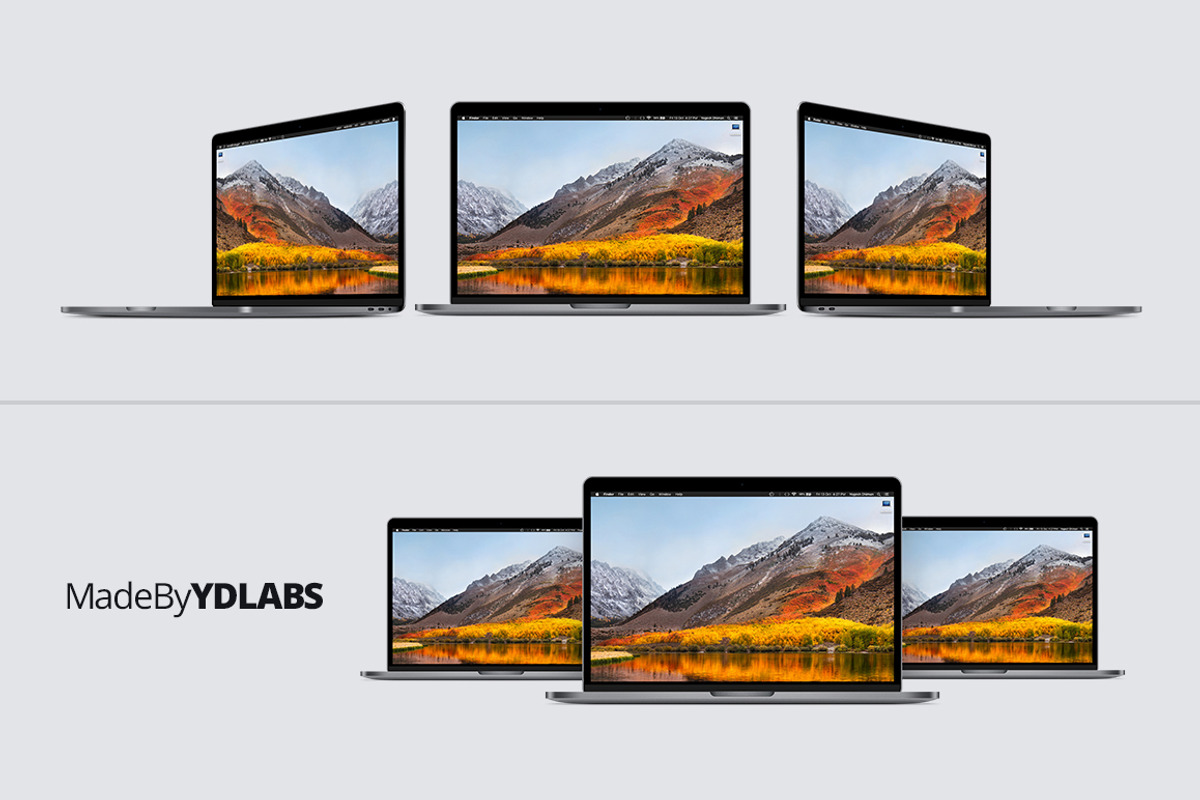 MacBook Pro Mockups, a Mac Mockup by ydlabs (Photo 7 of 7)