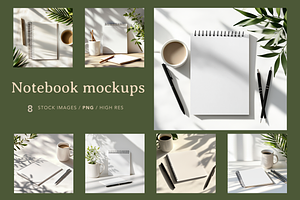 Notebook Mockups, an Arts & Entertainment Photo by Typedreams.site
