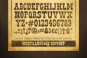 Cantina - Western Slab Serif, a Slab Serif Font by DonMarciano (Thumbnail 2 of 6)
