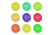 Set of Vector Colorful Banners, a Decorative Illustration by FineArtStudio (Thumbnail 1 of 3)