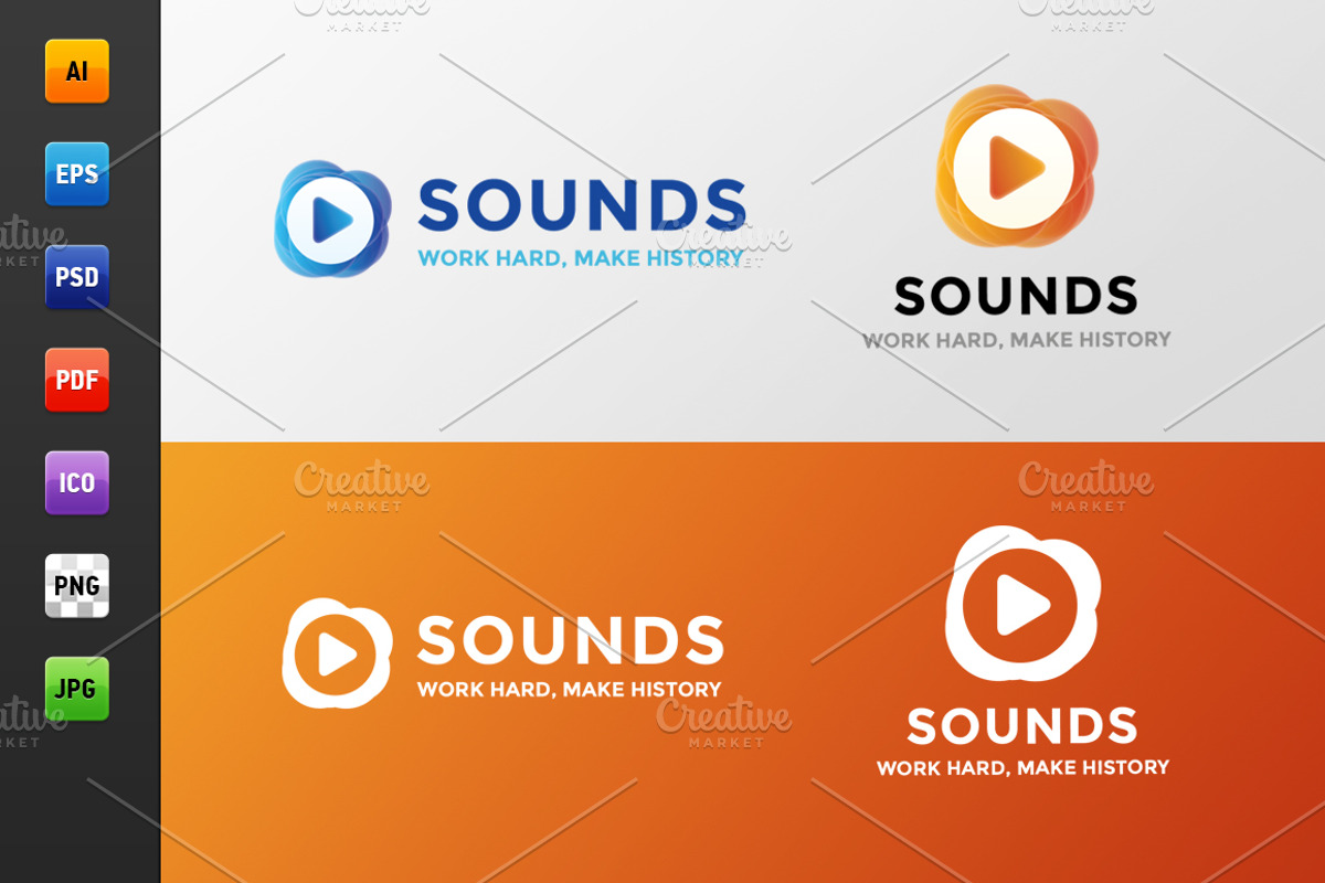 Sounds Logo, a Branding & Logo Template by Web Design Label (Photo 2 of 5)