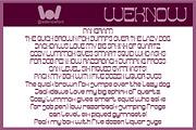 Endangered Beauty font, a Sans Serif Font by weknow (Thumbnail 6 of 8)