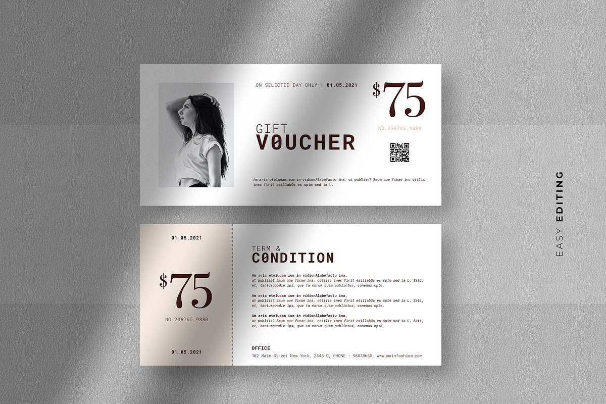 Gift Voucher, a Card Template by Ahsanjaya (Photo 3 of 3)