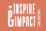 Inspire Impact Sans Serif Font, a Sans Serif Font by Perfectype (Thumbnail 1 of 5)