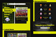 Pulse - Sports Blog Framer Template, a Landing Page Template by THdesign (Thumbnail 1 of 3)