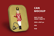 Can Mockup, a Merchandise Mockup by MHLY (Thumbnail 1 of 3)