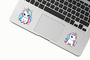 36 KAWAII Unicorn Stickers Clipart, an Animal Photo by Traffic Store (Thumbnail 5 of 5)