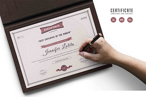 184. Modern Certificate Template