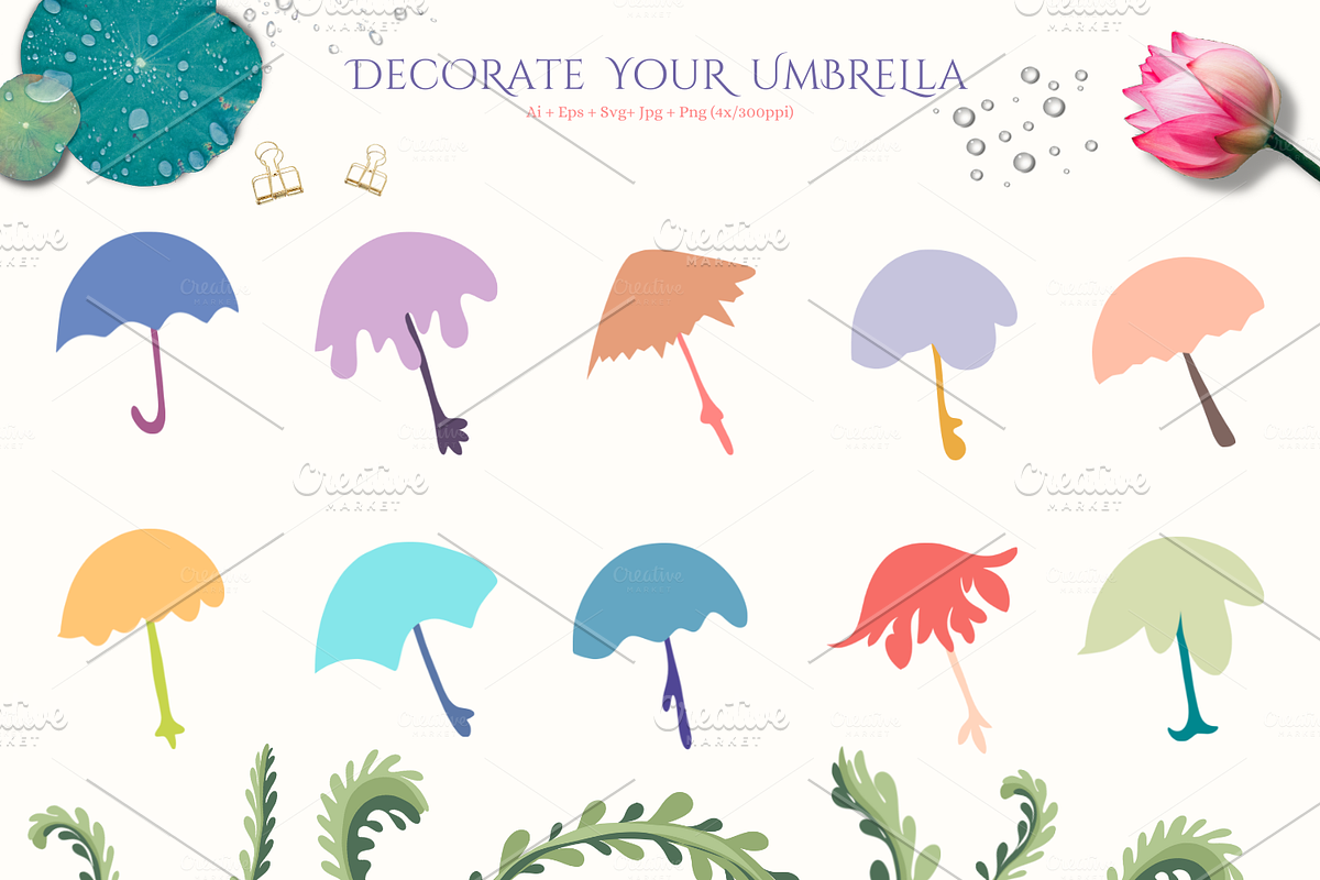 Spectacular Umbrella | Creator Kit, an Illustration by ArtstudioByKhushbu (Photo 3 of 7)