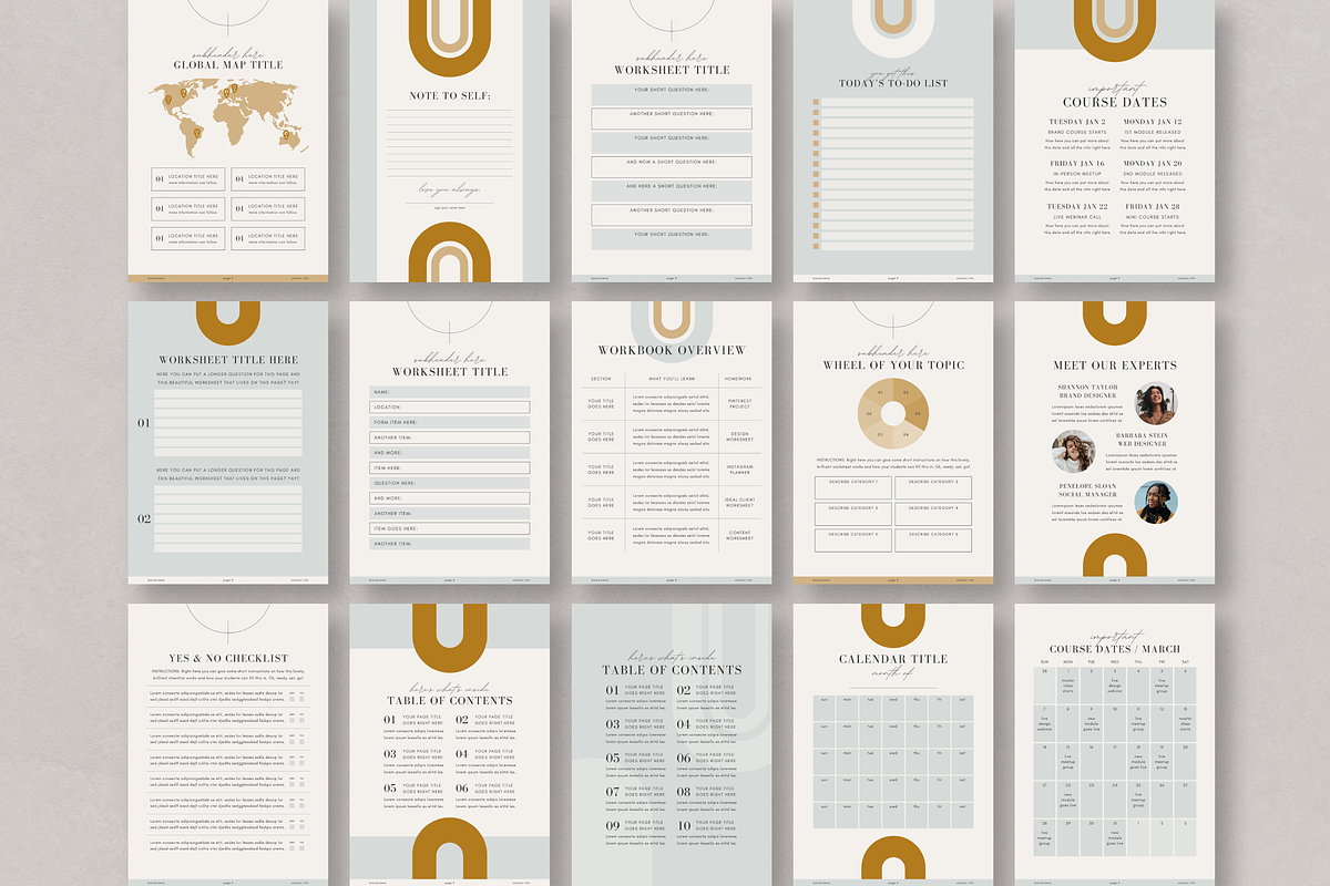 Digital Product Creator Canva Bundle, a Magazine Template by Studio Soluna (Photo 14 of 33)