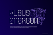 Eqlarc | Futuristic Geometric, a Font by gracetype_studio (Thumbnail 6 of 12)