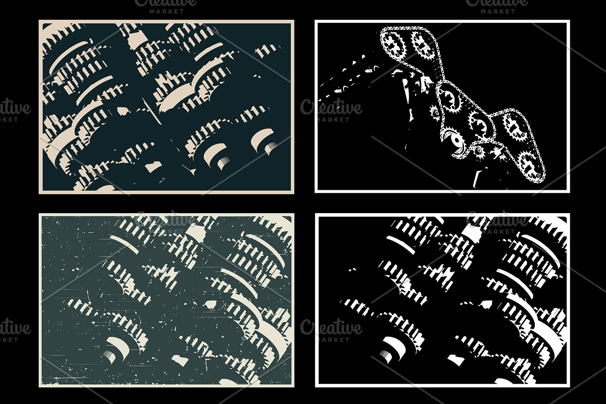 Mechanisms illustrations Set, a Decorative Illustration by Blacklight (Photo 7 of 7)