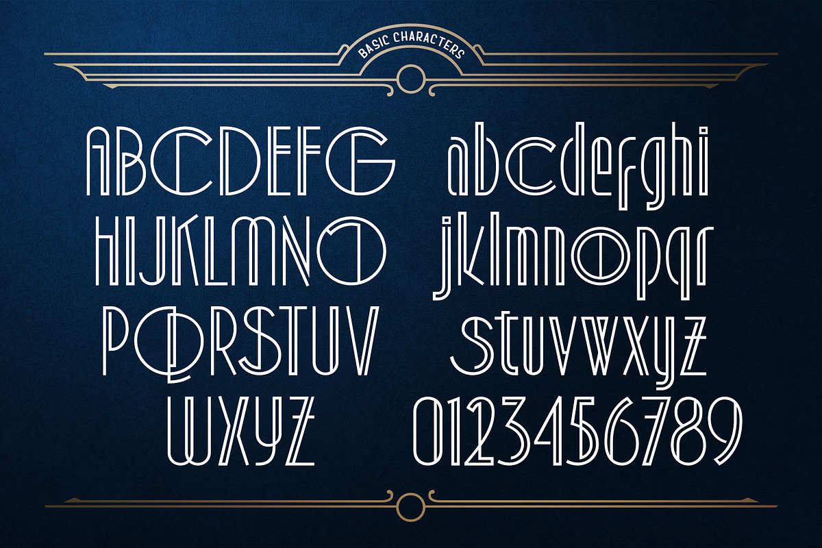 Art Decory Typeface, a Sans Serif Font by alit design (Photo 2 of 17)