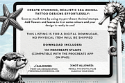 Sea Animal Procreate Brushes Stamps, a Brush Add-On by LaurenceVArtiste (Thumbnail 3 of 8)
