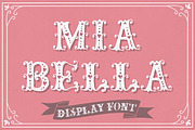 Mia Bella Font, a Font by The Pen and Brush (Thumbnail 1 of 5)