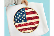 Retro Patriotic 4th of July Clipart, an Illustration by designcity5 (Thumbnail 5 of 5)