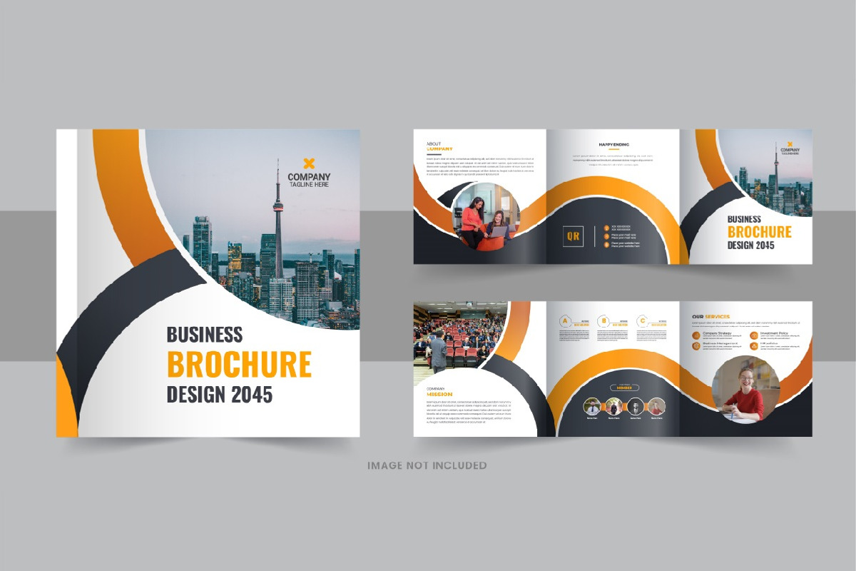 Business square trifold brochure, a Brochure Template by Pavel_design (Photo 2 of 2)