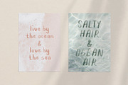 Easy Breezy SVG Watercolor Font, a Sans Serif Font by Saint Street Creative (Thumbnail 3 of 6)
