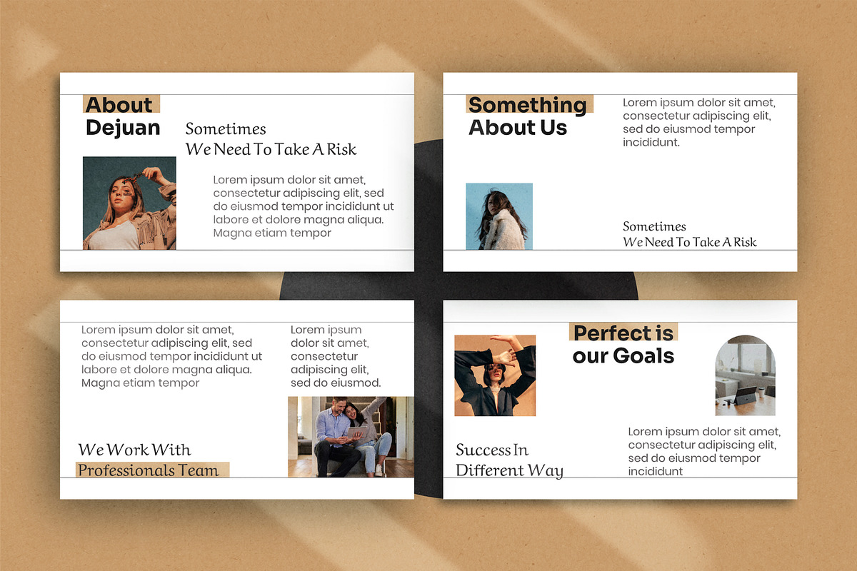 Dejuan Keynote Template, a Presentation Template by GridlineType (Photo 4 of 11)